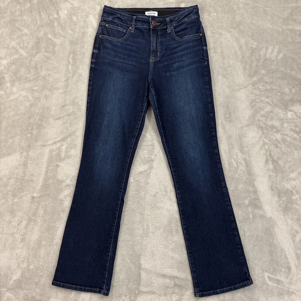 Maurices Jeans Womens 10 Everflex Dark Blue Slim Bootcut‎ Mid Rise Stretch Flex